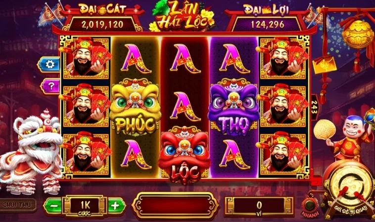 Các biểu tượng trong game nổ hũ Lân Hái Lộc tại JJ88