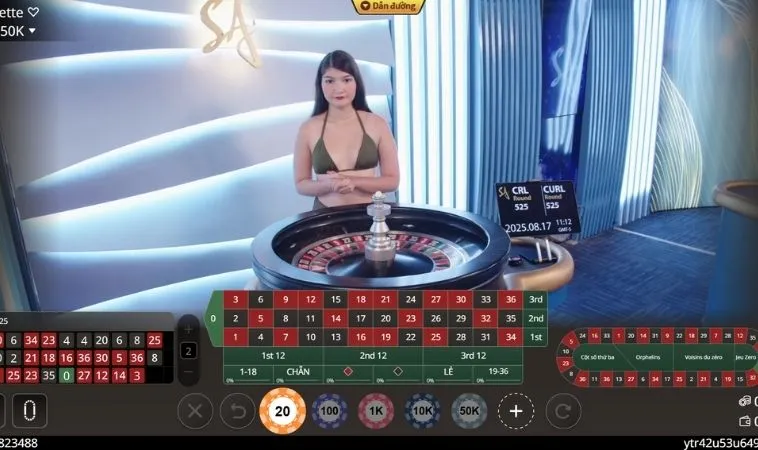 Bàn cược Roulette Nhà Cái JJ88